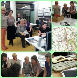 Our research team consult the archives and Historic Environment Record at the Hive